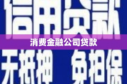 垦利消费金融公司贷款