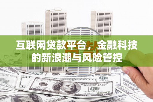 垦利互联网贷款平台，金融科技的新浪潮与风险管控