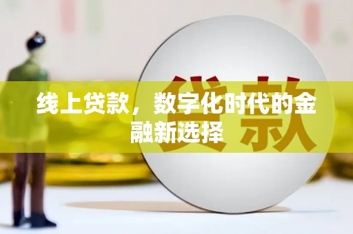 垦利线上贷款，数字化时代的金融新选择