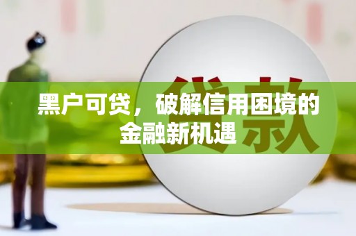 垦利黑户可贷，破解信用困境的金融新机遇