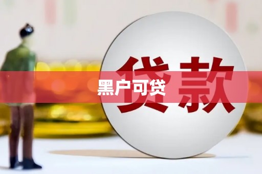 垦利黑户可贷